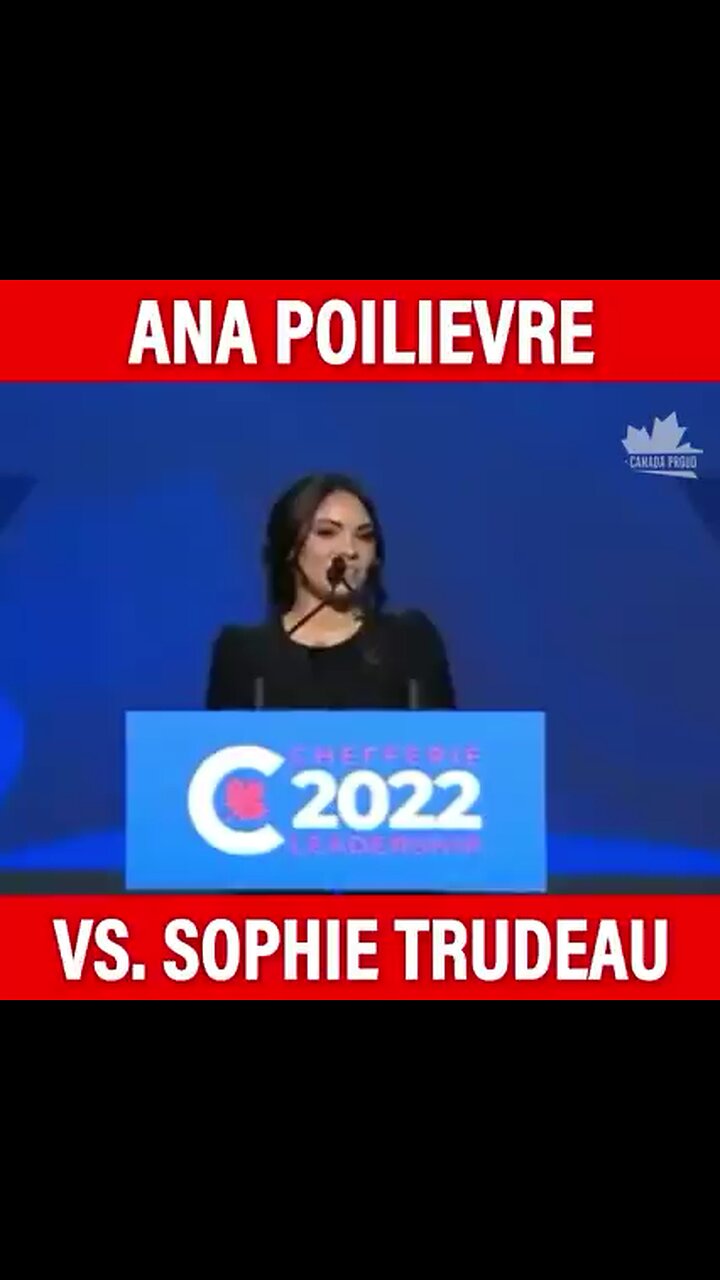 Ana Poilievre VS Sophie Trudeau