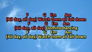 Domino Dancing Pet Shop Boys.karaoke playback