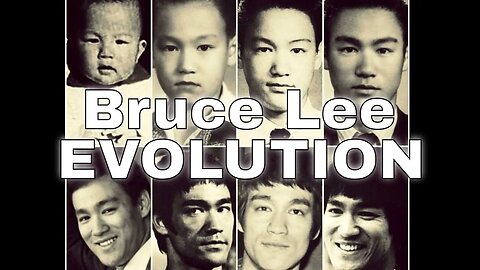 Evolution of Bruce Lee Video Collection Rare Legendary from 1940 to 1973