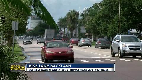 Bike lane project stalls in St. Pete after complaints from business owners
