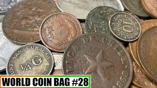 1700s & SO MUCH RARITY: World Coin Grab Bag Half Pound Search w/Silver, Old Copper, & More - Bag #28