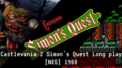 Castlevania 2 Simon's Quest [NES] Long play 1988