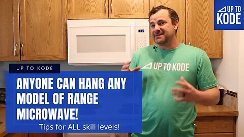 How To Hang A Microwave!