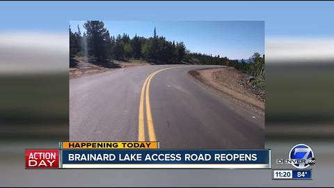 Brainard Lake access road reopens
