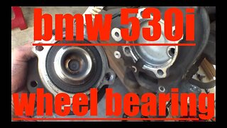 FOLLOW step by step front wheel bearing struts REPLACEMENT BMW 530i √ Fix it Angel