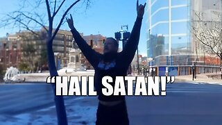 Man Has Meltdown Over Christian Street Preachers