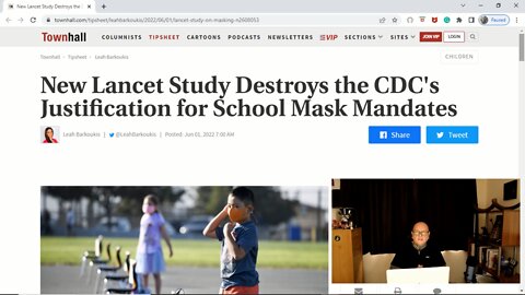 The Lancet destroys CDC study used to enforce school mask mandates.