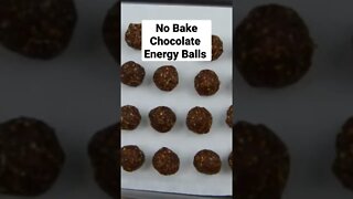 No Bake Chocolate Energy Balls