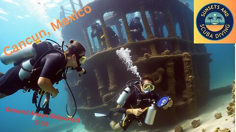 Diving Deep into C-58 General Anaya Shipwreck at Cancun, Mexico