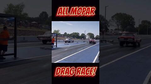 All Mopar Drag Race! #shorts