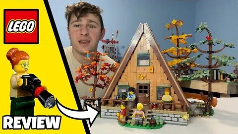 LEGO A Frame Cabin Review & Placing Into LEGO City