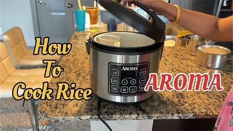 How to cook rice in AROMA Rice cooker|Instantpot|full Review Aroma cooker#viral #trending #USAvlogs