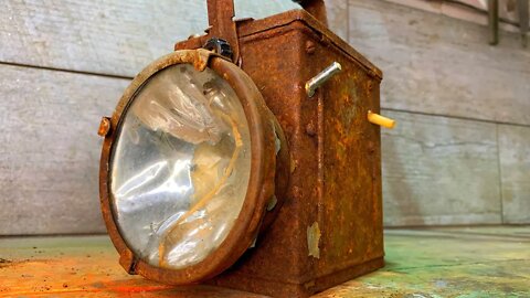 Restoration of an Old Railway Lantern. Beavers that Gnaw Iron.