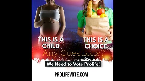 Which is a child and this is a Choice? #prolife