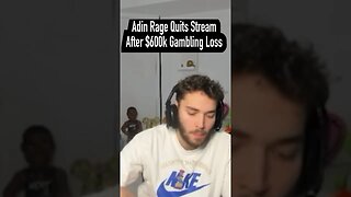 Adin Ross Quits Streaming… (Lost $600k) #adinross #adin #gambling #tate