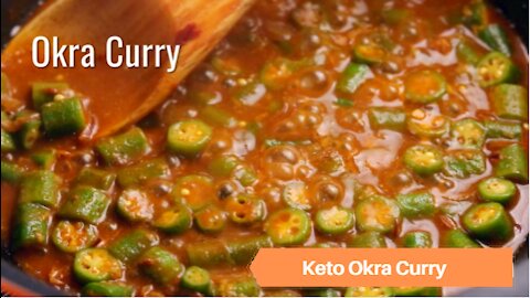 Keto Okra Curry Recipe #Keto #Recipes