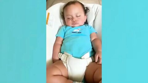 Funny little babies falling asleep and then...😱😱