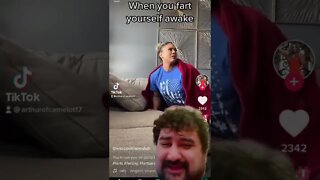 A fart wakes you up