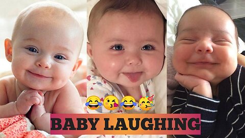 New funny videos baby cant stop laughing