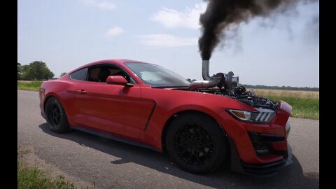 Twin-Turbo Diesel Mustang