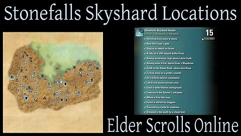Stonefalls Skyshard Locations [Elder Scrolls Online ESO]
