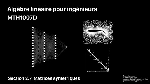 Section 2.7: Matrices symétriques