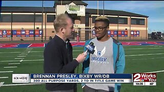 FNL Player of the Week: Brennan Presley, Bixby