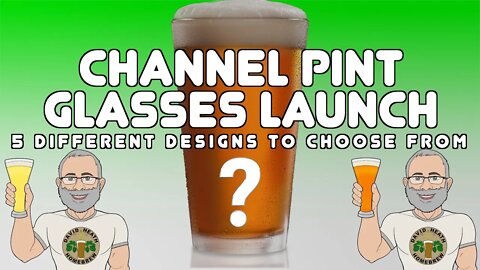 Channel Pint Glasses Are Here!! Five different designs