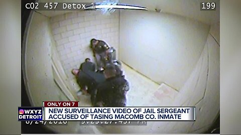 More disturbing video show another tasering inside the Macomb County Jail by sergeant facing charges