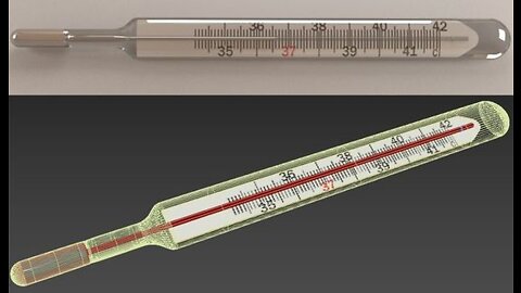 Mercury Thermometer 3d model