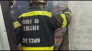 SOUTH AFRICA - Cape Town - Tshepetshepe shack fire in Khayelitsha (Cell Phone Pictures and Video) (UEw)