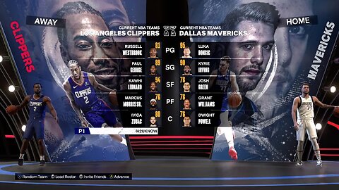 My first game on Hall of Fame was crazy! / Clippers @ Mavericks {Full Game} #NBA2K24 #QuickPlay