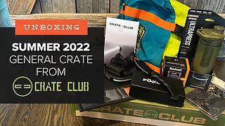 There's a GPS in This! | Unboxing the Summer 2022 Crate Club General Crate (+GIVEAWAY)