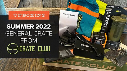 There's a GPS in This! | Unboxing the Summer 2022 Crate Club General Crate (+GIVEAWAY)