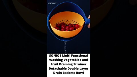 Washing Vegetables and Fruit Draining Basket #youtubeshort