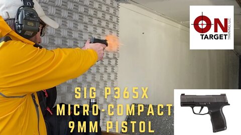 Sig Sauer P365 X Micro compact 9mm pistol