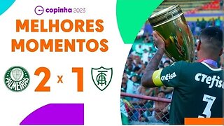 CAMPEÃO - Palmeiras 2 x 1 América-MG - Gols & Melhores Momentos - Copinha 2023