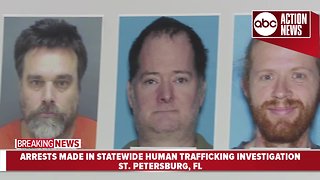 6 arrested in human trafficking investigation, one at large