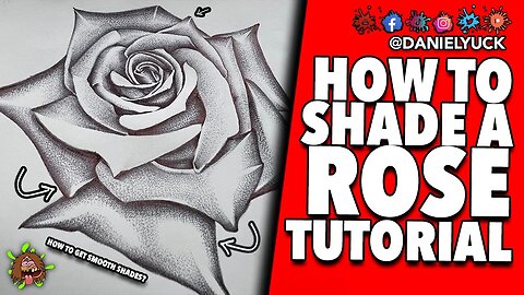 How To Shade A Rose With A Pen