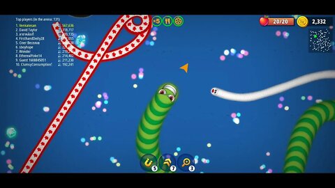 CASUAL AZUR GAMES Worms Zone .io - Hungry Snake 31 - Most Kills 68 - 2 Million Points