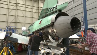 Jet Engine Installed on NASA’s Quiet Supersonic X-59