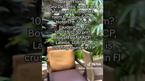 Where Are The #Tourist #Florida? #Boycott #DeSantis #FortLauderdale #Hotel #Tourism