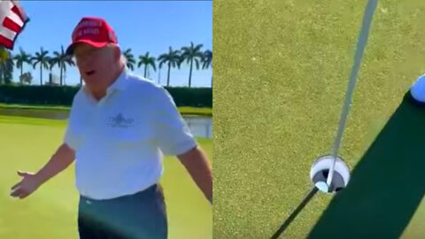 Trump Retrieves Hole-In-One Golf Shot, And Other Notable Athletic Moments