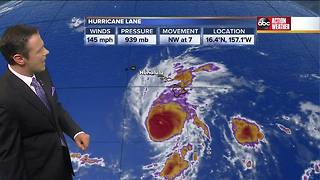 Hurricane Lane update | Tracking the Tropics | August 23