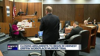 Closing arguments to begin in Vernest Griffin workplace murder trial
