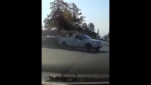 Hit And Run caught on #dashcam