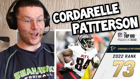 Rugby Player Reacts to CORDARRELLE PATTERSON (Atlanta Falcons, RB) #73 NFL Top 100 Players in 2022