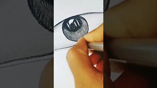Realistic Eye Drawing with pencil sketch
