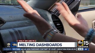 Melting car dashboards have owners concerned