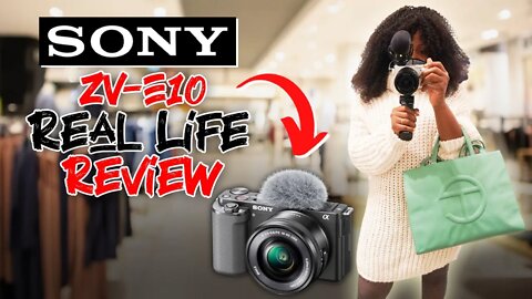 SONY ZV E10 VLOG TEST | | REAL LIFE REVIEW VLOGGING CAMERA | IS IT WORTH IT?! #SONYZVE10